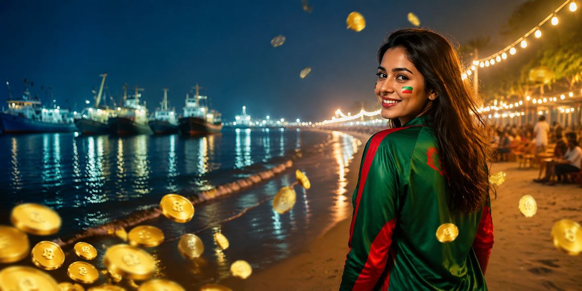 কক্সবাজারে ক্রিকেট বেটিং উপভোগ করছেন একজন দর্শক